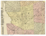 Prairie, Ohio 1883 Old Town Map Custom Print - Franklin Co.