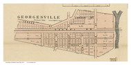 Georgeville - Pleasant, Ohio 1895 Old Town Map Custom Print - Franklin Co.