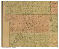 Franklin, Ohio 1850 Old Town Map Custom Print - Fulton Co.