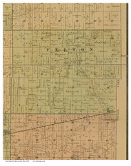 Fulton, Ohio 1850 Old Town Map Custom Print - Fulton Co.