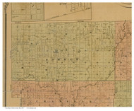 Gorham, Ohio 1850 Old Town Map Custom Print - Fulton Co.