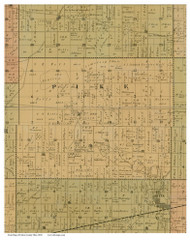 Pike, Ohio 1850 Old Town Map Custom Print - Fulton Co.