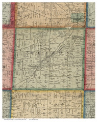 Munson, Ohio 1857 Old Town Map Custom Print - Geauga Co.