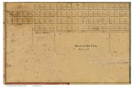 Washington - Wills, Ohio 1855 Old Town Map Custom Print - Guernsey Co.
