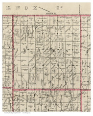 Eden, Ohio 1854 Old Town Map Custom Print - Licking Co.