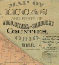 Title of Source Map - Lucas Co., Ohio 1888 - NOT FOR SALE - Lucas Co.