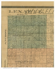 Richfield, Ohio 1888 Old Town Map Custom Print - Lucas Co.