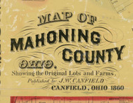 Title of Source Map - Mahoning Co., Ohio 1860 - NOT FOR SALE - Mahoning Co.