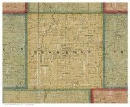 Boardman, Ohio 1860 Old Town Map Custom Print - Mahoning Co.