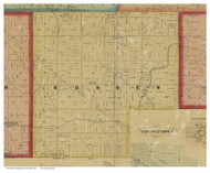 Goshen, Ohio 1860 Old Town Map Custom Print - Mahoning Co.