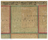 Jackson, Ohio 1860 Old Town Map Custom Print - Mahoning Co.