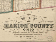 Title of Source Map - Marion Co., Ohio 1852 - NOT FOR SALE - Marion Co.