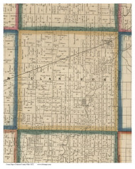 Claridon, Ohio 1852 Old Town Map Custom Print - Marion Co.
