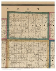 Salt Rock, Ohio 1852 Old Town Map Custom Print - Marion Co.