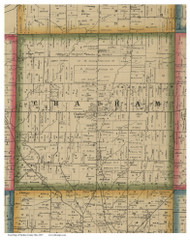 Chatham, Ohio 1857 Old Town Map Custom Print - Medina Co.