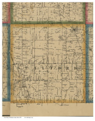Guilford, Ohio 1857 Old Town Map Custom Print - Medina Co.