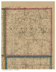 Hinckley, Ohio 1857 Old Town Map Custom Print - Medina Co.
