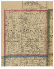 Liverpool, Ohio 1857 Old Town Map Custom Print - Medina Co.