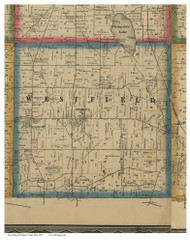 Westfield, Ohio 1857 Old Town Map Custom Print - Medina Co.