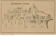 Liverpool Centre - Liverpool, Ohio 1857 Old Town Map Custom Print - Medina Co.