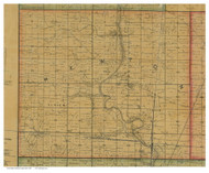 Newton, Ohio 1858 Old Town Map Custom Print - Miami Co.