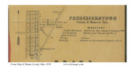 Fredrickstown - Union, Ohio 1858 Old Town Map Custom Print - Miami Co.