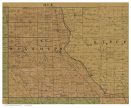 Randolph, Ohio 1857 Old Town Map Custom Print - Montgomery Co.