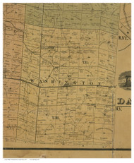 Washington, Ohio 1857 Old Town Map Custom Print - Montgomery Co.