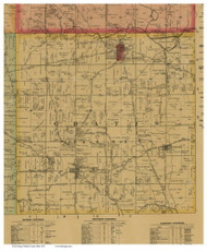 Gratis, Ohio 1887 Old Town Map Custom Print - Preble Co.