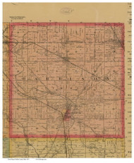 Harrison, Ohio 1887 Old Town Map Custom Print - Preble Co.