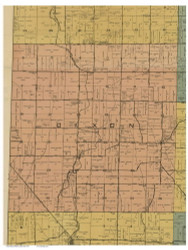 Dixon, Ohio 1897 Old Town Map Custom Print - Preble Co.