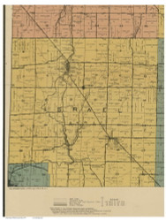Israel, Ohio 1897 Old Town Map Custom Print - Preble Co.