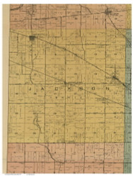 Jackson, Ohio 1897 Old Town Map Custom Print - Preble Co.