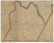 Huntington, Ohio 1860 Old Town Map Custom Print - Ross Co.