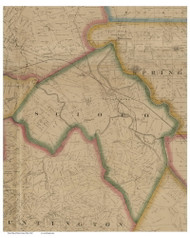 Scioto, Ohio 1860 Old Town Map Custom Print - Ross Co.