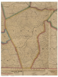 Twin, Ohio 1860 Old Town Map Custom Print - Ross Co.