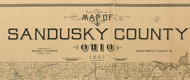 Title of Source Map - Sandusky Co., Ohio 1891 - NOT FOR SALE - Sandusky Co.