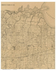 Riley, Ohio 1891 Old Town Map Custom Print - Sandusky Co.