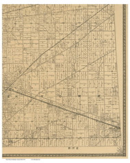 York, Ohio 1891 Old Town Map Custom Print - Sandusky Co.