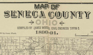 Title of Source Map - Seneca Co., Ohio 1891 - NOT FOR SALE - Seneca Co.