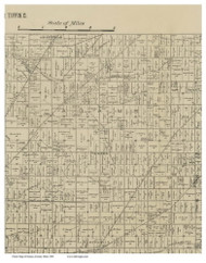 Adams, Ohio 1891 Old Town Map Custom Print - Seneca Co.