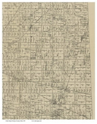 Reed, Ohio 1891 Old Town Map Custom Print - Seneca Co.