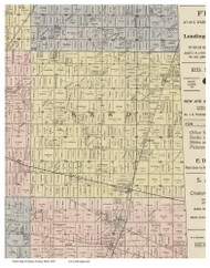 Reed, Ohio 1896 Old Town Map Custom Print - Seneca Co.