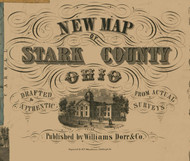 Title of Source Map - Stark Co., Ohio 1850 - NOT FOR SALE - Stark Co.