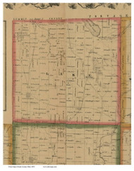 Lake, Ohio 1850 Old Town Map Custom Print - Stark Co.
