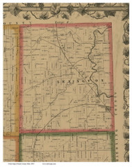 Lexington, Ohio 1850 Old Town Map Custom Print - Stark Co.