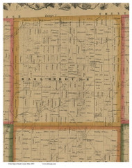 Marlborough, Ohio 1850 Old Town Map Custom Print - Stark Co.