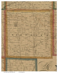 Osnaburg, Ohio 1850 Old Town Map Custom Print - Stark Co.