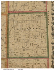 Washington, Ohio 1850 Old Town Map Custom Print - Stark Co.