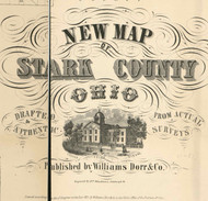 Title of Source Map - Stark Co., Ohio 1855 - NOT FOR SALE - Stark Co.